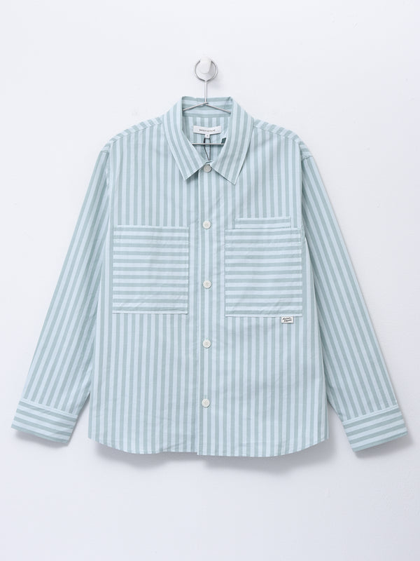 OVERSHIRT_ICE BLUE STRIPESS409